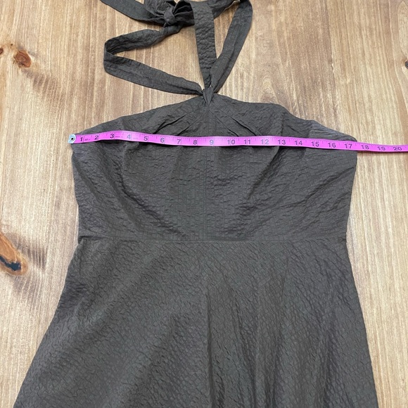 J Crew Halter Dress Brown size 12 - Picture 4 of 5